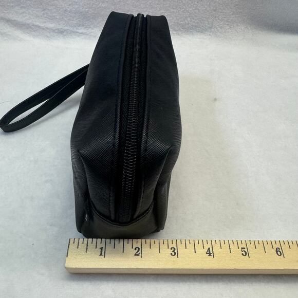 SEPHORA Makeup Cosmetics Travel Toiletry Bag Black Pouch Hot Gold Eyelashes Glam - Picture 4 of 9